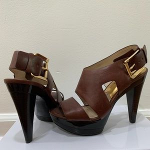 Micheal Kors Brown Heel SIZE5